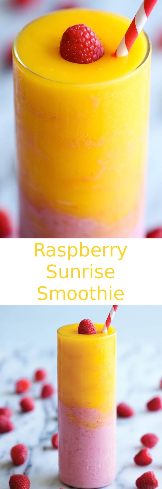 Raspberry Sunrise Smoothie