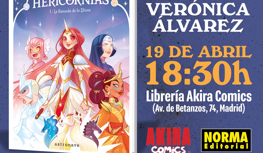 Presentacion de Las hericornias con Verónica Álvarez en madrid - Norma Editorial