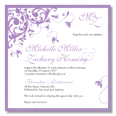 simple wedding invitations1