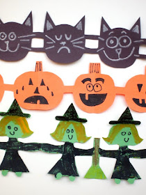 Fun Halloween Paper Cut Chains Kids Craft