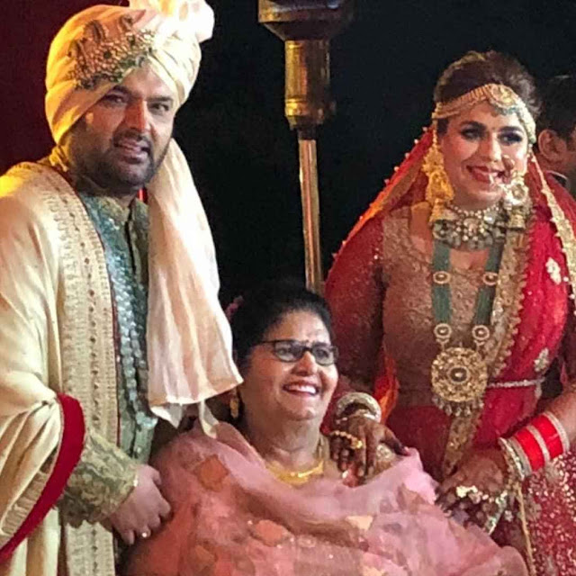 kapil sharma and ginni chatrath's wedding photos and pics