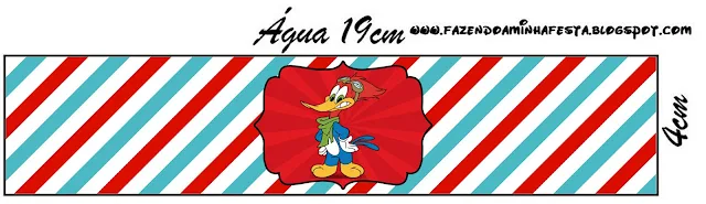 Woody Woodpecker Free Printable Candy Bar Labels. 