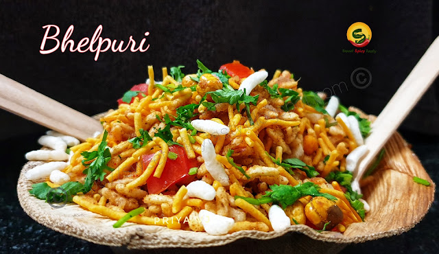 Bhel , bhelpuri , street food, chaat bhel , chowpatty style bhel puri, mumbai bhel , bombay bhel puri, bhelpuri, mandakki , puffed rice chaat, indian starter , indian street food