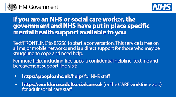 Mental health UK NHS workers help