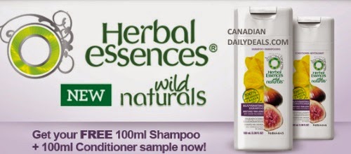 P&G Brandsampler Free Herbal Essences Wild Naturals Samplers