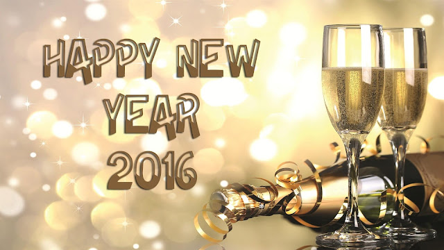 Happy New Year 2016 HD Wallpaper