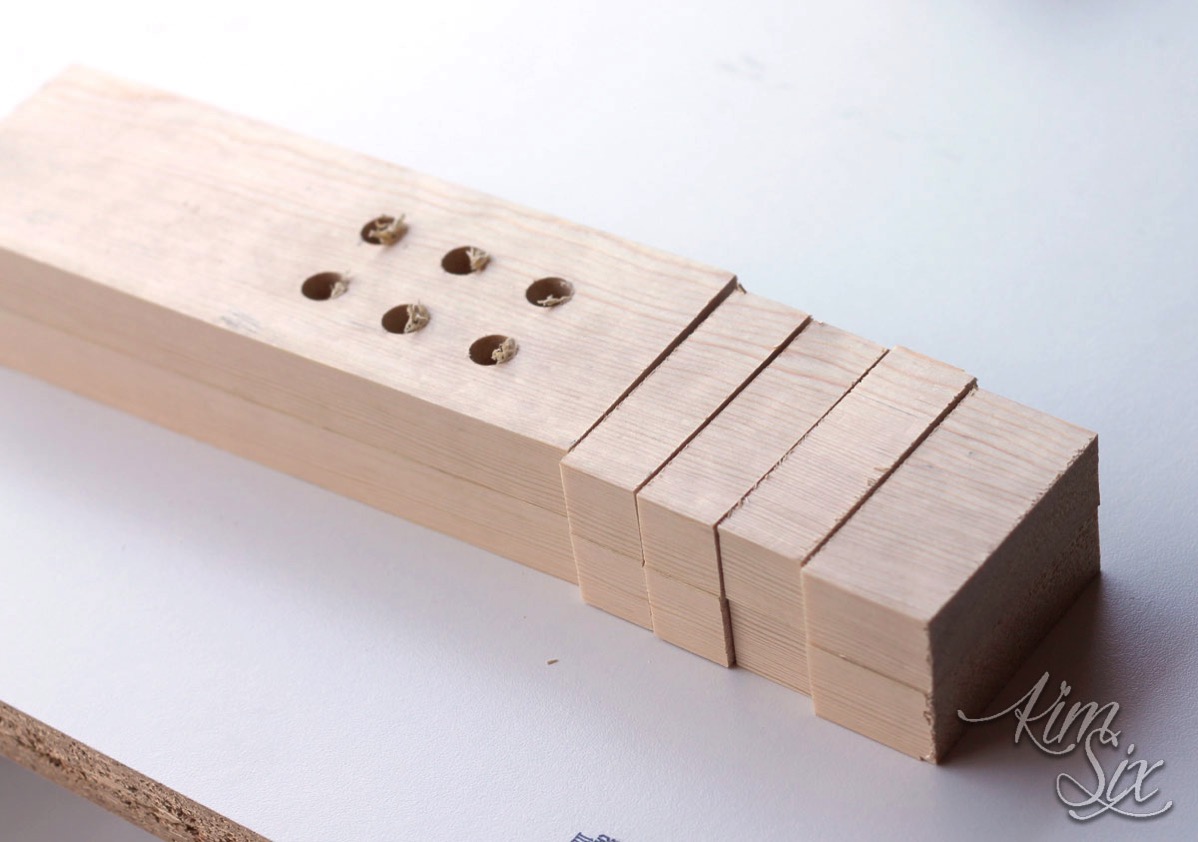 Making a mail organizer out of wood