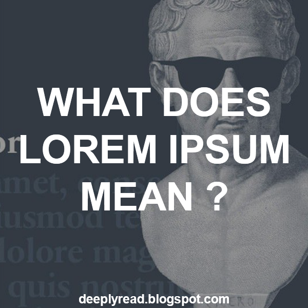 Lorem Ipsum Mean