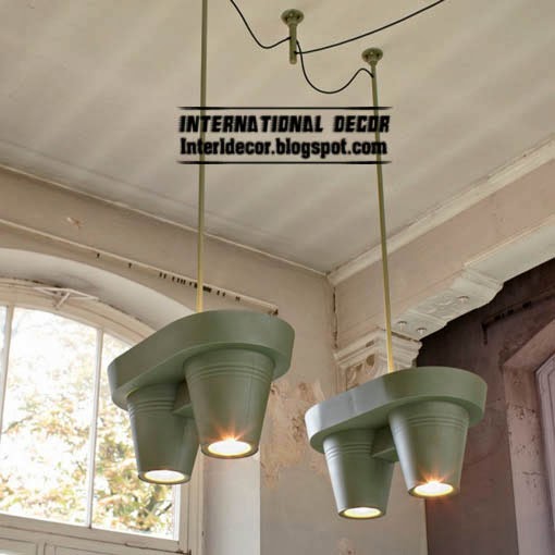 Creative Ceiling lamp with hanging baskets Creative Ceiling lamp with hanging baskets