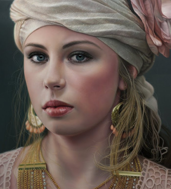 Christiane Vluegels realistic paintings