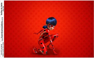 Miraculous Ladybug Free Printable Candy Bar Labels.