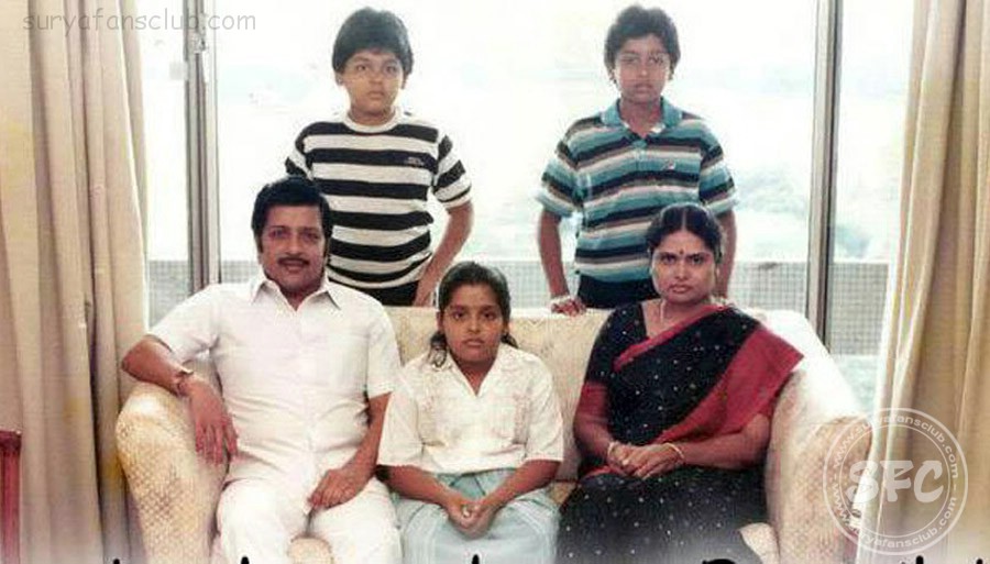 Surya Family Stills Surya Jyothika Unseen Personal Images 