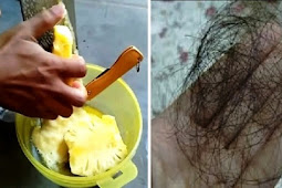 Rambut Rontok Berkurang, Ketombe Hilang, Rambut jadi Hitam Bercahaya, Hanya dengan Buah Nanas!