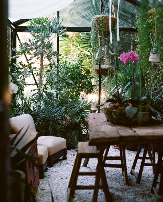 Moon to Moon: Green House: Garden Room Dreaming