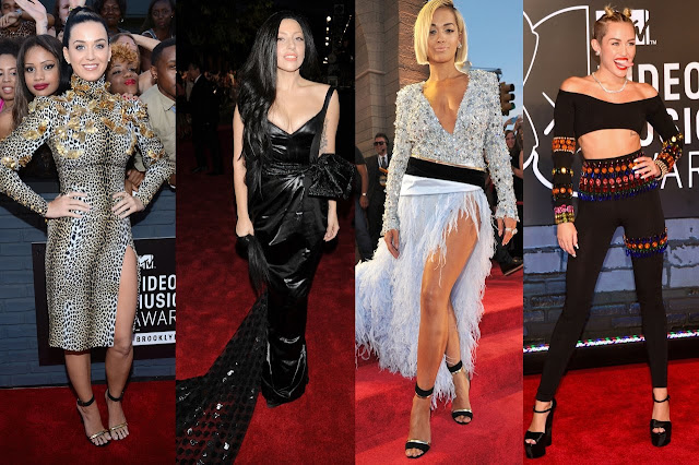 Veja fotos dos artístas com os trajes da moda, que mais fizeram sucesso no VMA 2013.