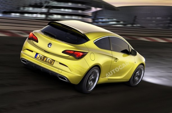 The Opel Astra GTC Paris Concept 2011