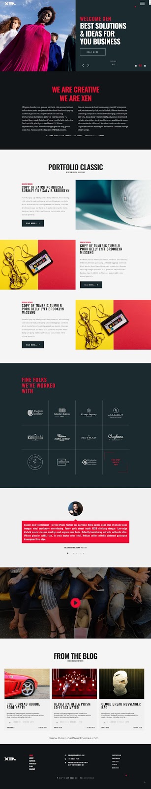 Creative Agency Joomla Template