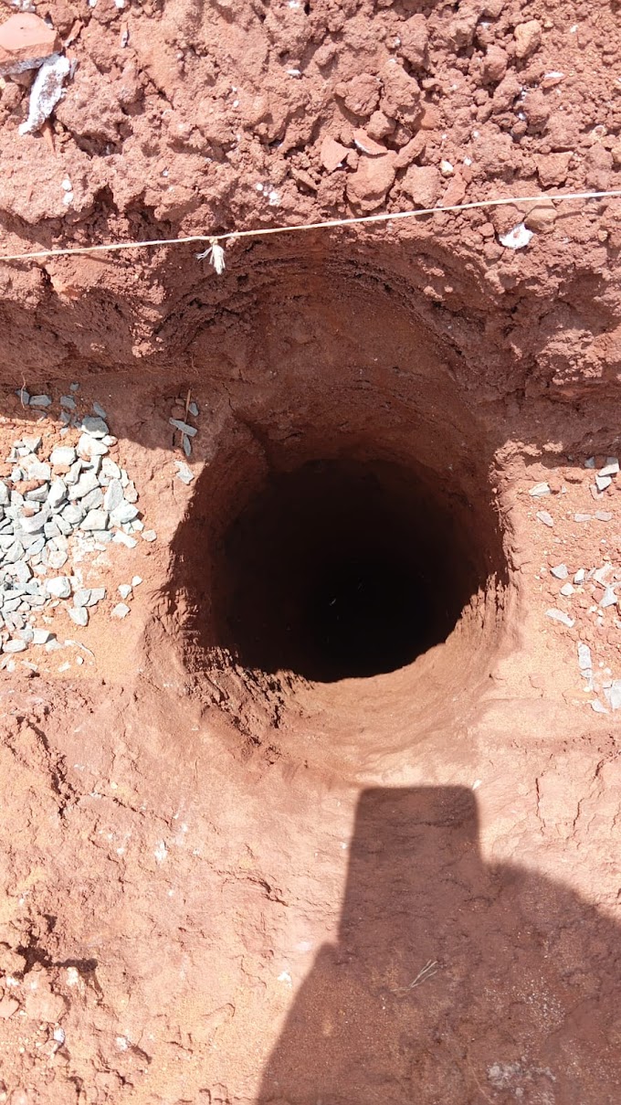 Bombeiros resgatam gato que caiu em buraco de construção na Rua Paraná, em Mandaguaçu
