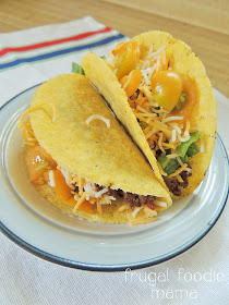 3 Ingredient Crock Pot Tacos- just 3 ingredients, 1 Crock Pot, & 6 hours to the best taco meat ever!