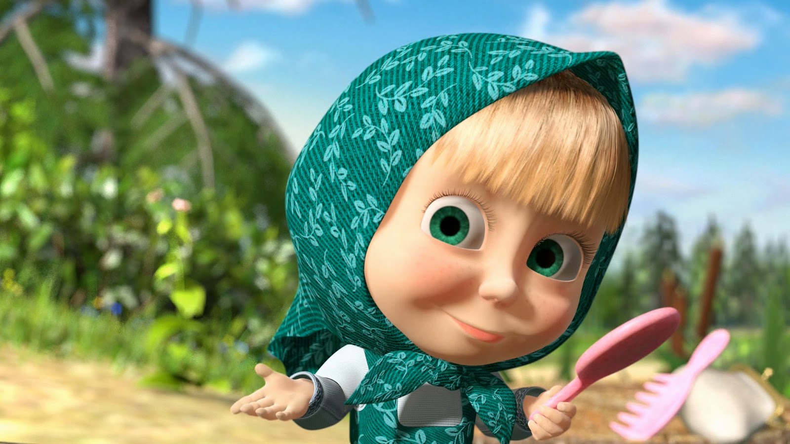 Get HD Wallpaper Wallpaper Masha And The Bear Lucu