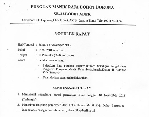 Inilah Contoh Notulen Rapat dan Cara Membuatnya Yang Benar 