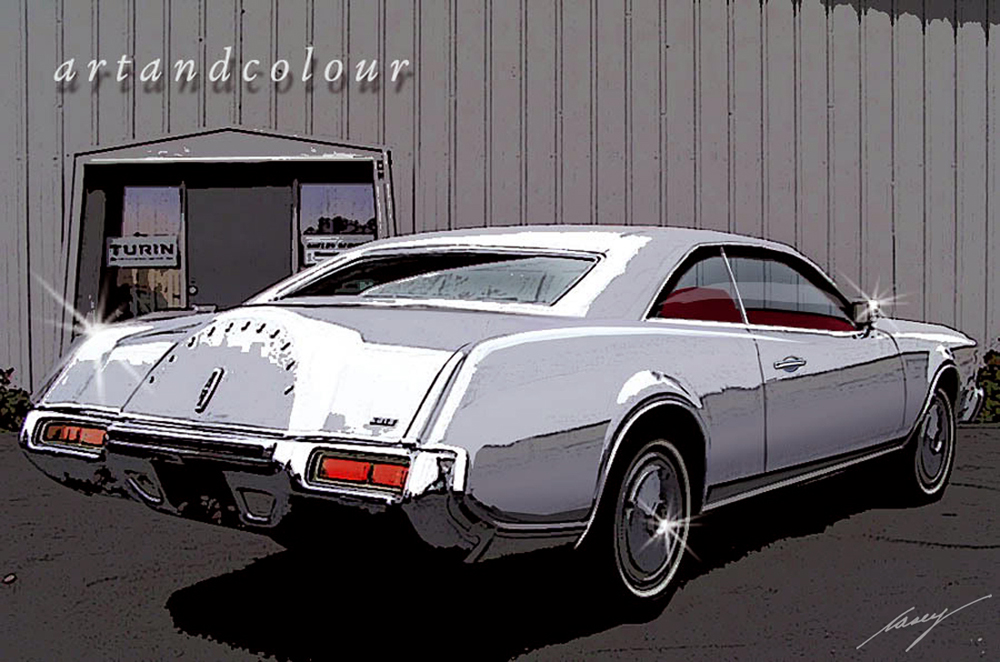 This chop was to show what the'72'76 Lincoln Mark IV might have looked