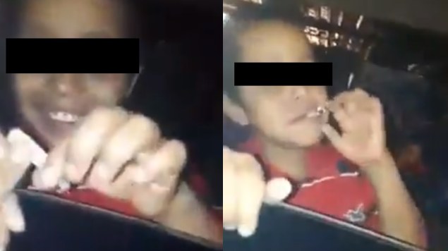 VIDEO.-  Sicarios de Las Tropas del Infierno del CDN, como si fuera broma le dan marihuana a un niño y lo graba fumando