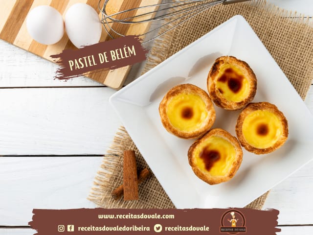 Receita Pastel de Nata ou Pastel de Belém