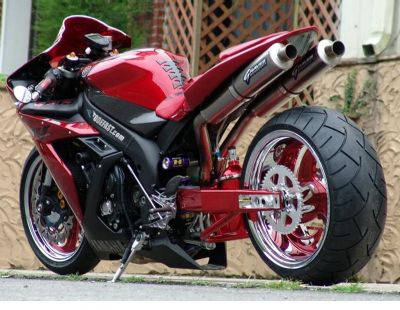 Yamaha R1 Red Modification Extreme