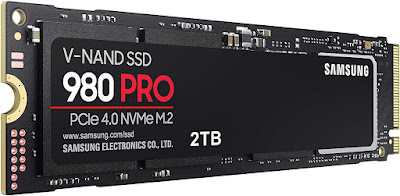 SAMSUNG 980 PRO SSD 2TB PCIe NVMe Gen 4 Gaming M.2 Internal Solid State Hard Drive Memory Card, Maximum Speed, Thermal Control, MZ-V8P2T0B