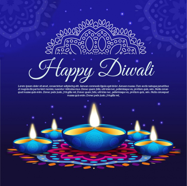 Beautiful Diwali Greeting cards for greetings