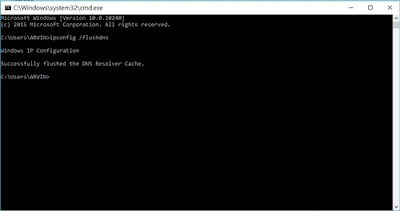 ipconfig /flushdns
