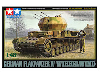 Tamiya 1/48 GERMAN FLAKPANZER IV Wirbelwind (32544) Color Guide & Paint Conversion Chart　