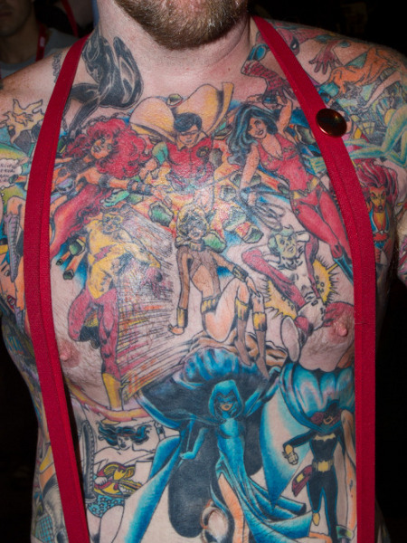 The Most Fascinating Comic Book Tattoo in The World