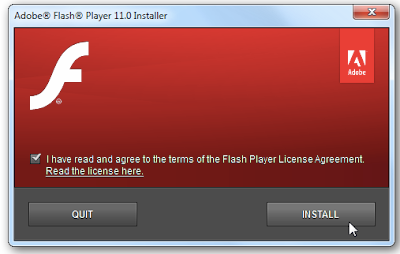 ADOBE FLASH PLAYER INSTALL OFFLINE TERBARU