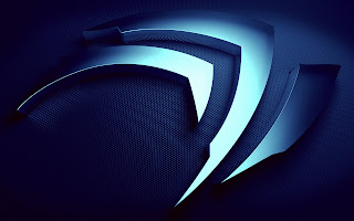 Nvidia Logo Blue wallpaper