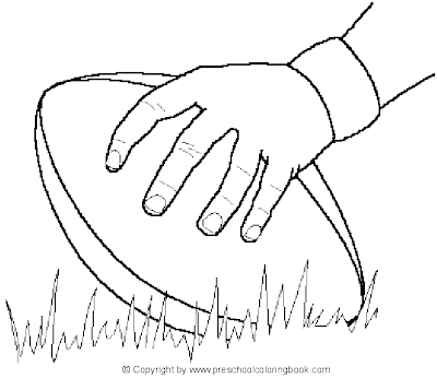 American Football Sports Coloring Pages 