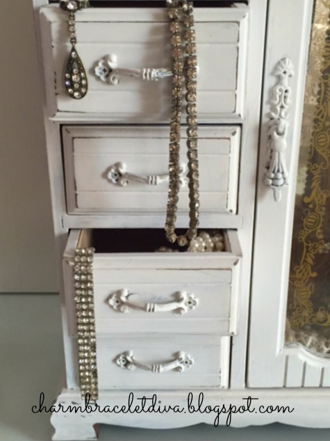 shabby chic jewelry storage