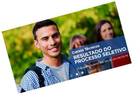 Resultado do PS 2º Semestre 2016 Cursos Técnicos do SENAI-SP