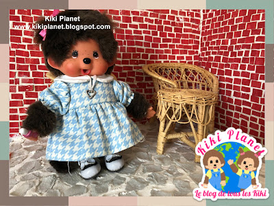 kiki monchhichi miniature handmade maison de poupée doll house fait main