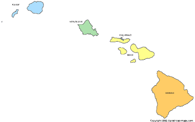 Hawaii County Map Area