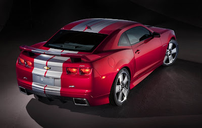 GM showed a concept Chevy Camaro Red Flash 2011