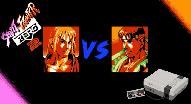 Street Fighter Zero 2 mas... para o Nintendinho?