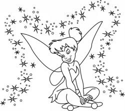 Tinkerbell Coloring Sheets on Disney Characters   Free Coloring Pages   Tinkerbell Coloring Pages