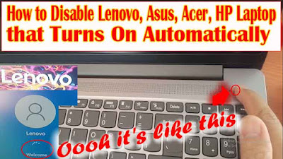 How to Disable Lenovo Asus Acer HP Laptop