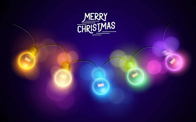 Merry Christma Colorful Lights wallpaper. Click on the image above to download for HD, Widescreen, Ultra HD desktop monitors, Android, Apple iPhone mobiles, tablets.