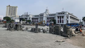 Penataan Jalur Pedestrian Kota Tua Jakarta Ditargetkan Selesai Agustus