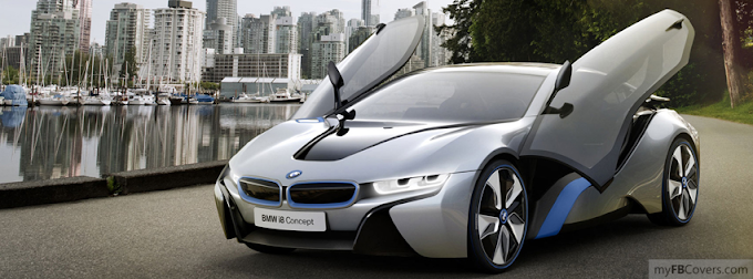  BMW i8 concept facebook cover