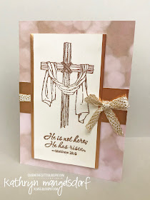 Stampin' Up! Easter Message, Easter Card created by Kathryn Mangelsdorf