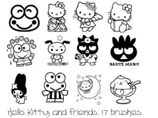 hello kitty coloring pictures